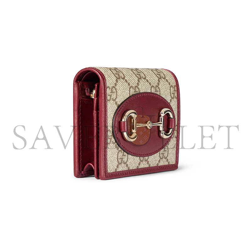  GUCCI HORSEBIT 1955 CARD CASE WALLET 621887 (17.5*11cm)